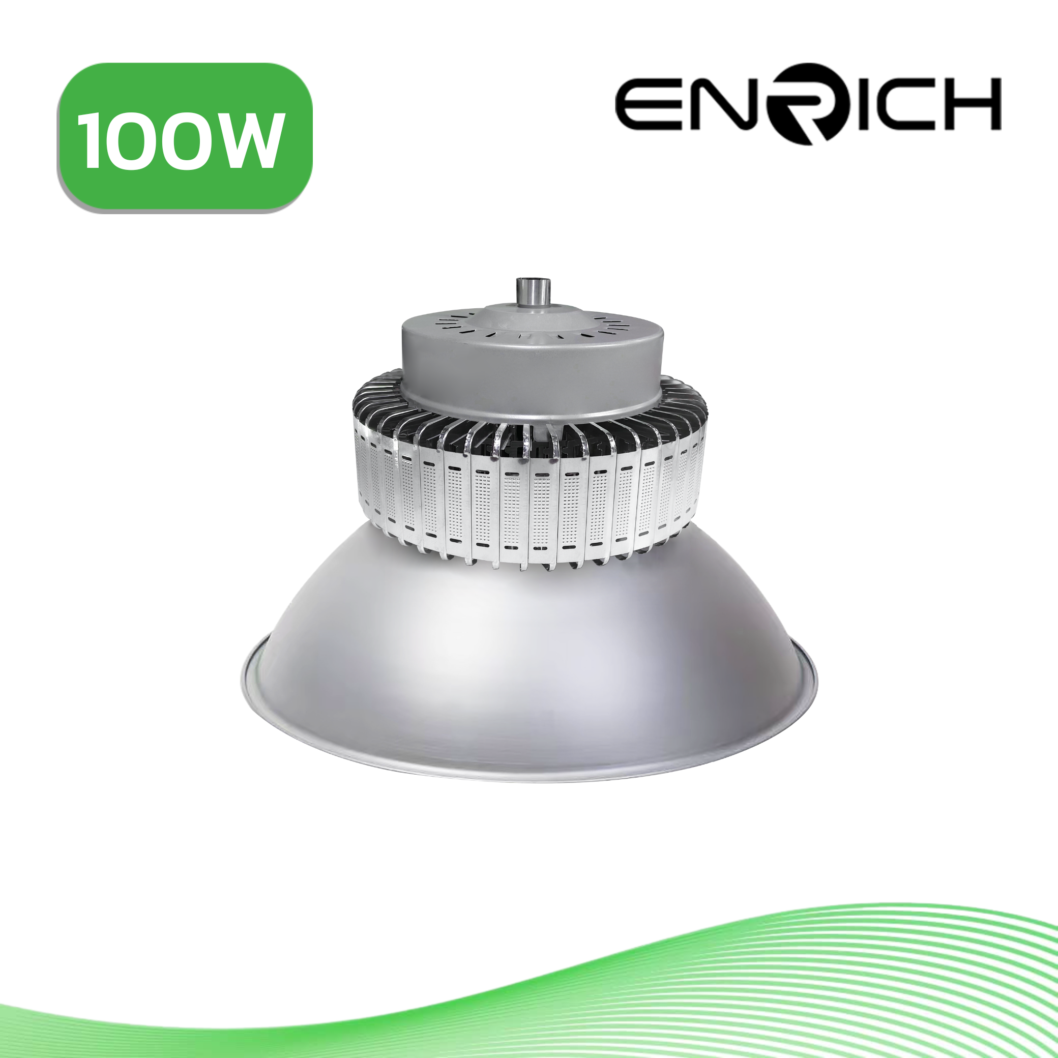 โคมไฮเบย์ LED 100W ENRICH TURBO